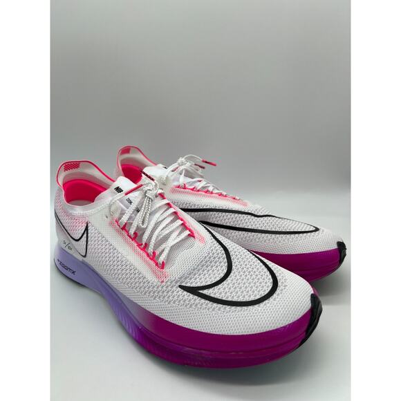 Nike ZoomX StreakFly White Vivid Grape DJ6566-104 Running Shoes Men\'s Size 15 main image 8